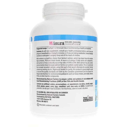 Wild Alaskan Salmon Oil 1000 Mg, NF